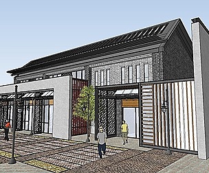Shopping Center-Commercial Street-Office-049