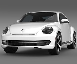 VW Beetle Turbo Black 2012