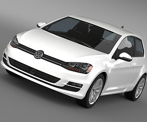 VW Golf TSI BlueMotion 3door 2015