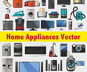 Home Appliances vector
