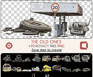 The Old Ones - PNG Photo Pack