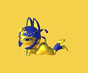 Naked Ankha