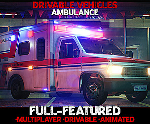 Ambulance - Drivable [UE4] [UE5]