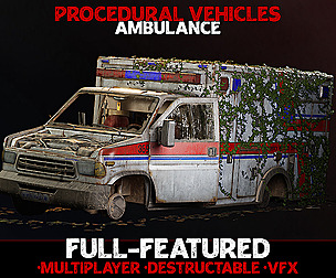 Ambulance - Interactable Vehicles [UE4] [UE5]