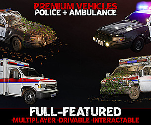 Emergency Vehicles - Drivable & Interactable UE4&5