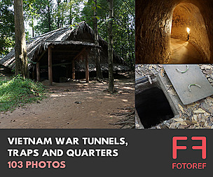 Vietnam War Tunnels, Traps and Quarters
