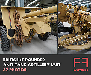 British 17 Pounder Anti-Tank Artillery Unit