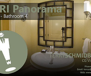 HDRI Panorama - Interior Bathroom 4