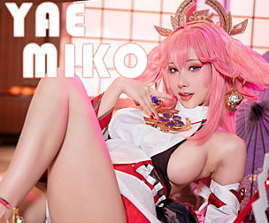 Genshin Impact miHoYo Yae Miko cosplay HaneAme