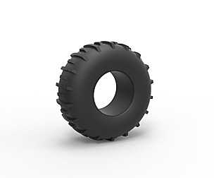 Low pressure Forester 1370 tire 1:25