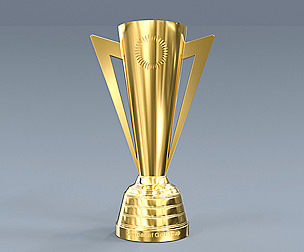 Gold Cup Concacaf Trophy 3D model