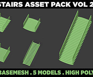 Stairs Asset Pack Vol 2