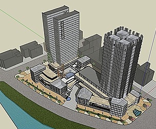 Shopping Center-Commercial Street-Office-0113