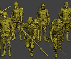 Japanese soldiers ww2 J1 Pack1
