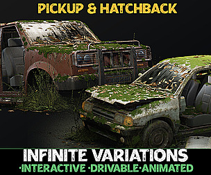 Pickup/Hatchback Two Pack [UE4] [UE5]