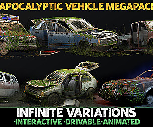 Apocalyptic Vehicle Collection - Premium UE4 UE5