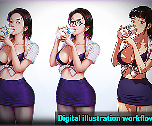 Digital illustration workflow - Vol.20