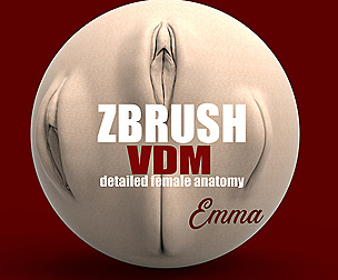 Emma - ZBRUSH VDM - OBJ - Female Anatomy