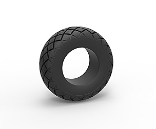 Offroad tire 29 Scale 1 to 25