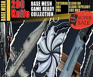 200 Knife Base Mesh Collection Video Tutorial