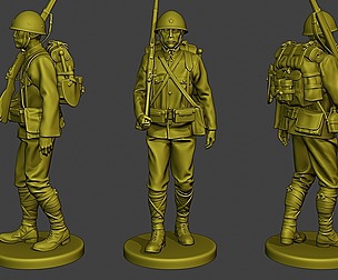 Japanese soldier ww2 Walk2 J1