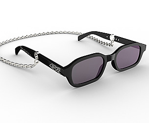 Mainframe Sunglasses Flat Lens 3D Model