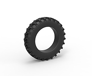 Tractor tire 2 Scale 1 to 10