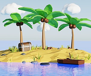 Low Poly Island