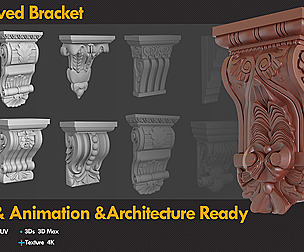 33 Carved Bracket