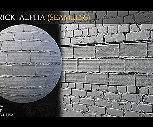 50 Brick Alpha (seamless)-VOL 1