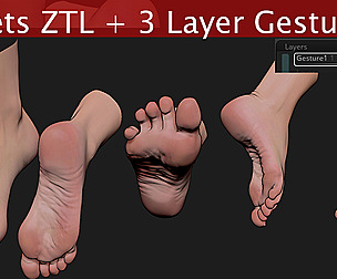 Feet ZTL + 3 Gesture Layer