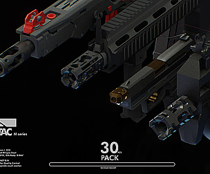 Rantac Muzzle Brakes Kitbash