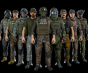 Modular military character 2