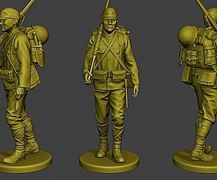 Japanese soldier ww2 Walk4 J1
