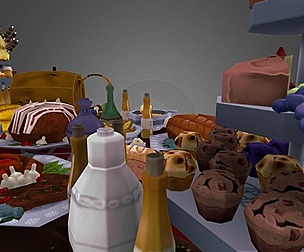 Fantasy Feast Food and Tableware Asset