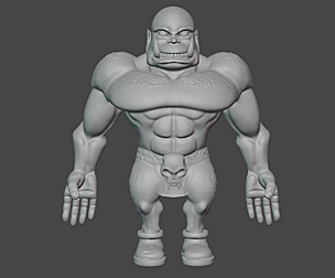 Stylized Orc 3D sculpt Model 3D model