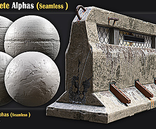 40 Concrete Alphas (Seamless ) voL-02