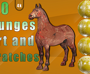 150 Grunges Dirt and scratches (4k) Vol_03+video