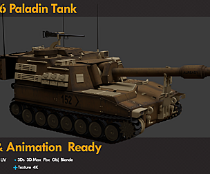 M109A6 Paladin Tank