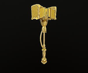 [Prop] Golden Warhammer