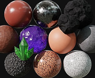 Blender Procedural Material Pack #7