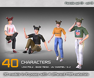 40 Female Characters