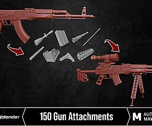 150 Gun Atttachment Kitbash