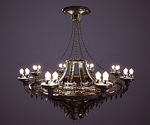 Chandelier Gameready 3D Model