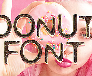 MS Donut Opentype SVG Color Font & PNG Files