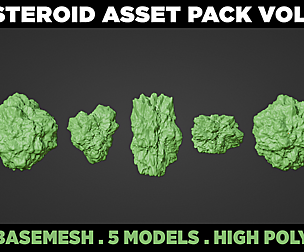 Asteroid Asset Pack Vol 1
