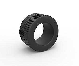 Race tire 4 Scale 1:25