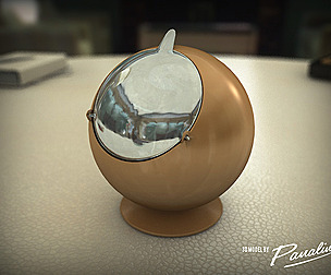 Smokny Ball Ashtray 1970  .c4d .obj .3ds .fbx