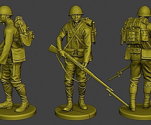 Japanese soldier ww2 Walk6 J1