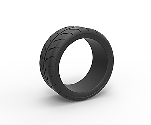 Race tire 6 Scale 1:25